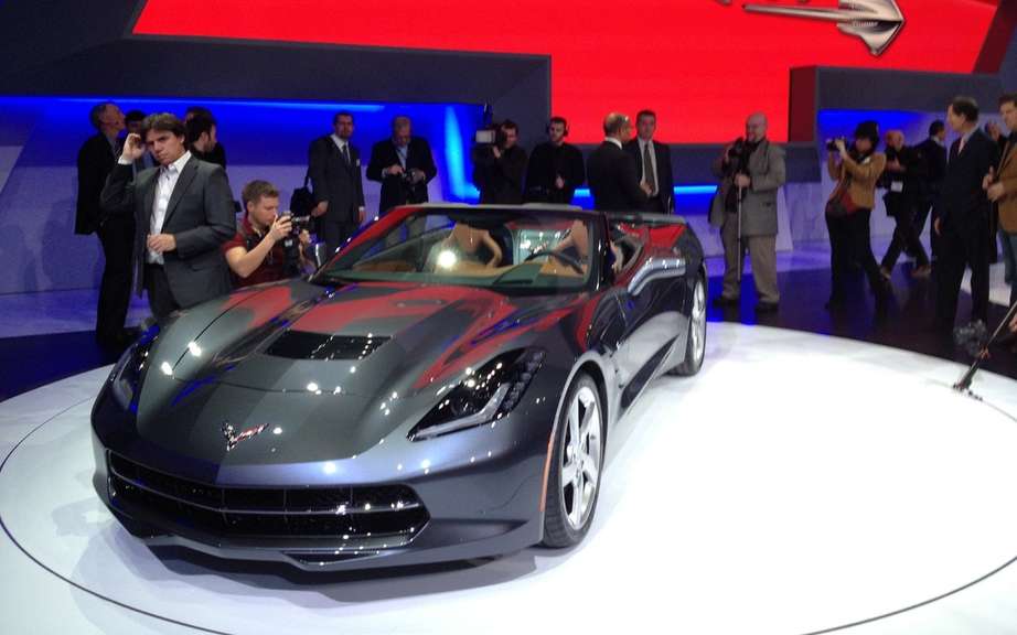 Chevrolet Corvette Stingray Convertible: unveiled in miniature