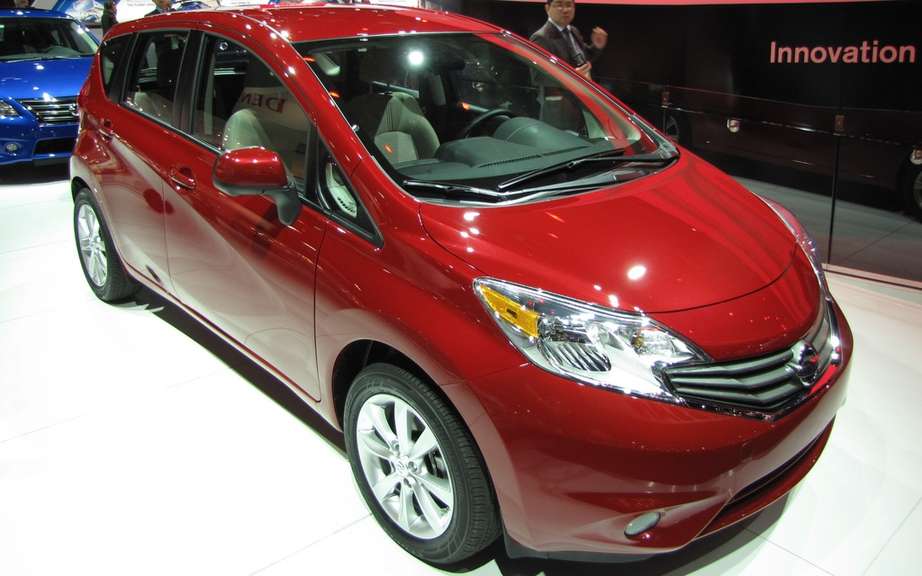 Nissan Versa Note: sold from $ 13,348
