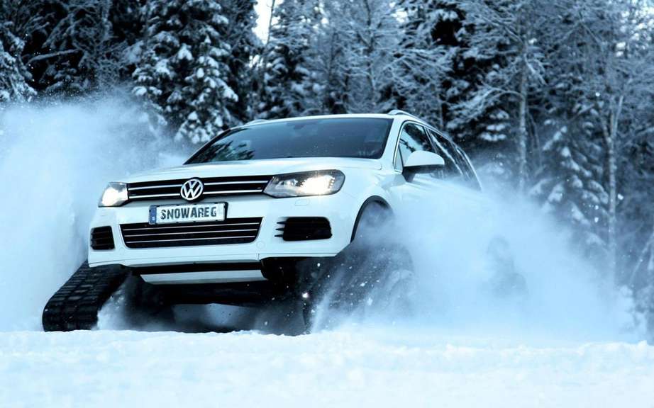 Snowareg Volkswagen: Touareg has tracked picture #2