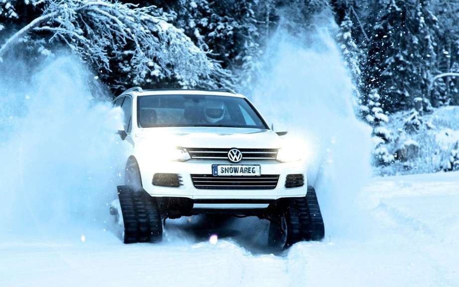 Snowareg Volkswagen: Touareg has tracked picture #4