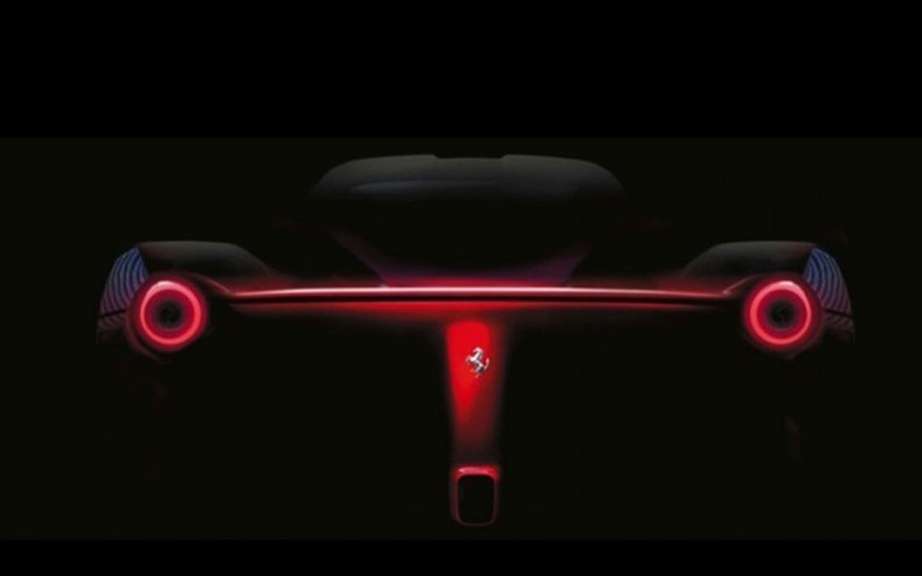 Ferrari F70: the teaser of the rear section