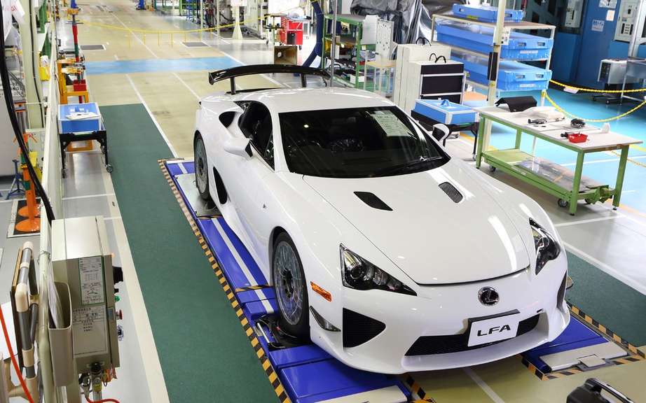 Lexus LFA: end of series production of 500 vehicles picture #2