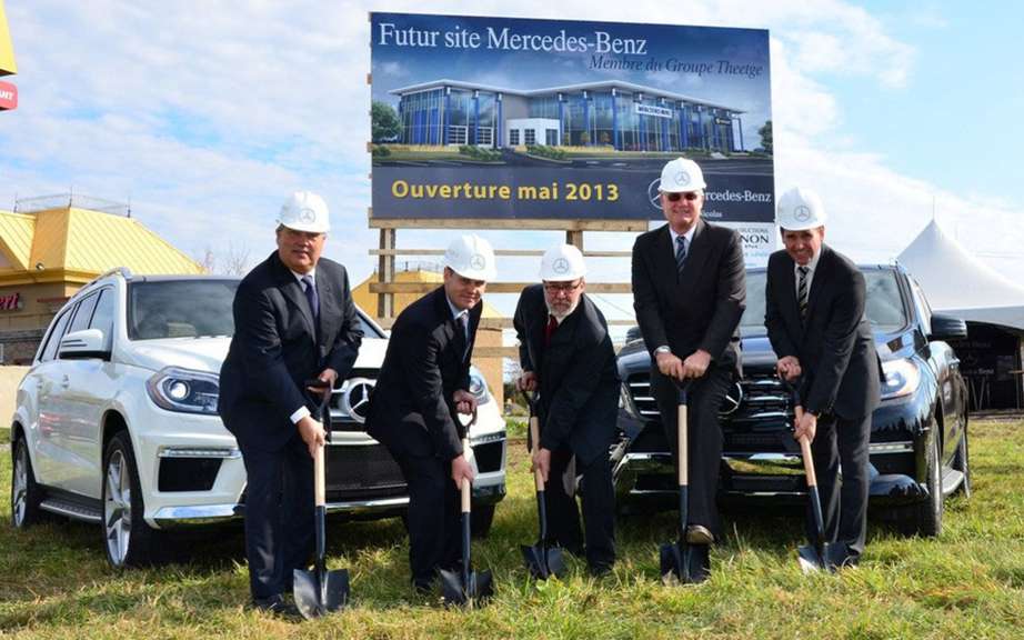 Mercedes-Benz settled in St-Nicolas