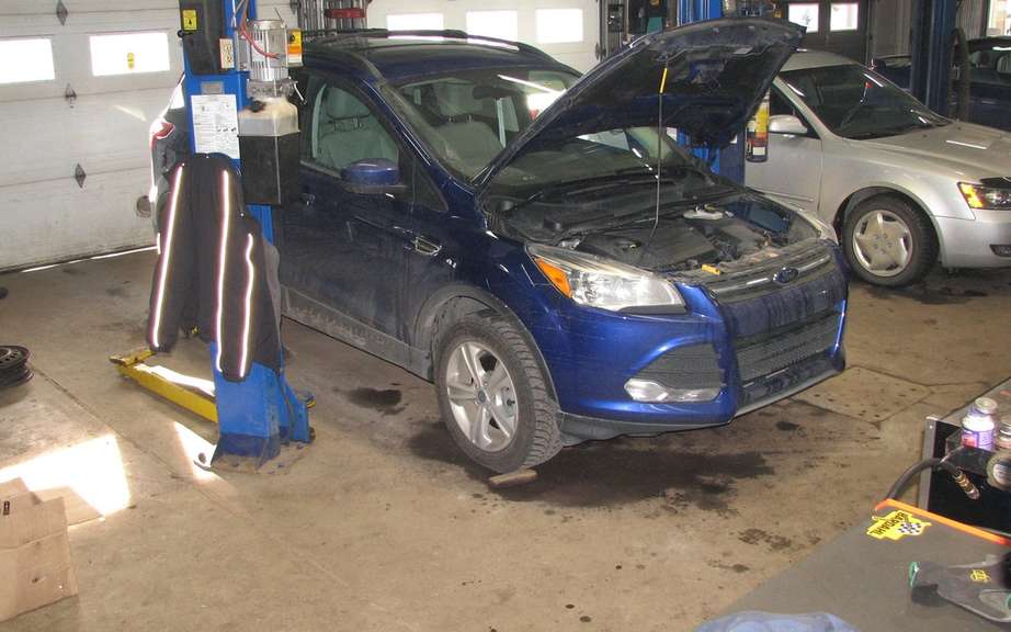 2014 Ford Fiesta driven by a 1.0-liter EcoBoost engine
