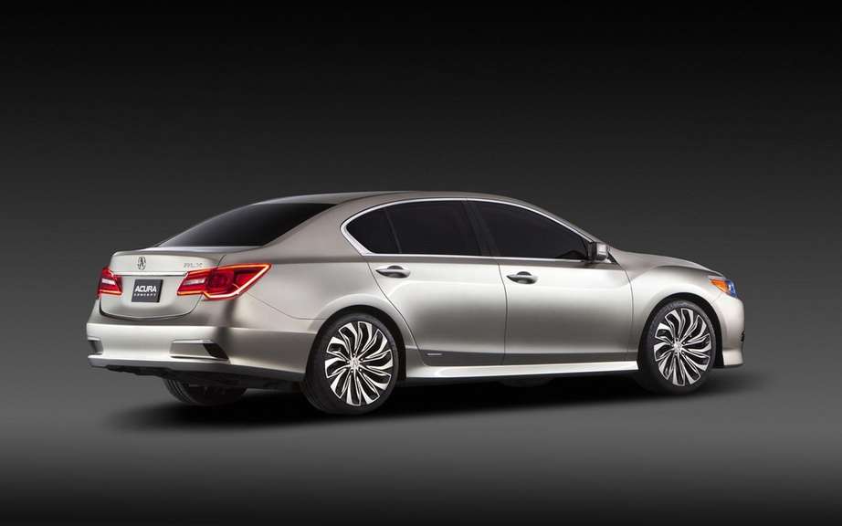 Acura RLX 2014 series of the model unveiled in Los Angeles picture #2