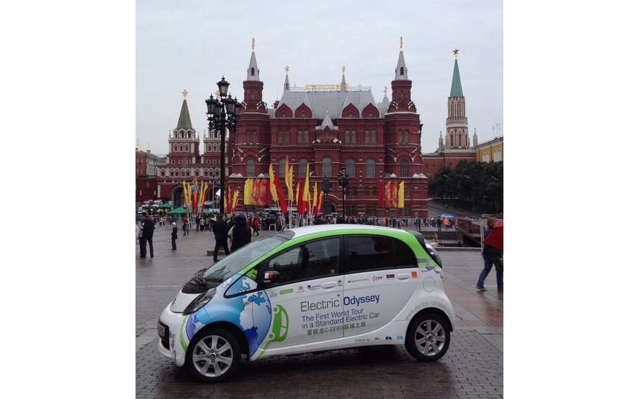 Electric Odyssey: From Kazakhstan to the Kremlin Citroen C-Zero continues on its way!