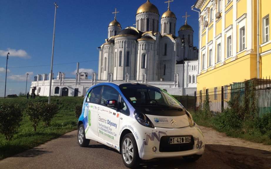 Electric Odyssey: From Kazakhstan to the Kremlin Citroen C-Zero continues on its way! picture #2