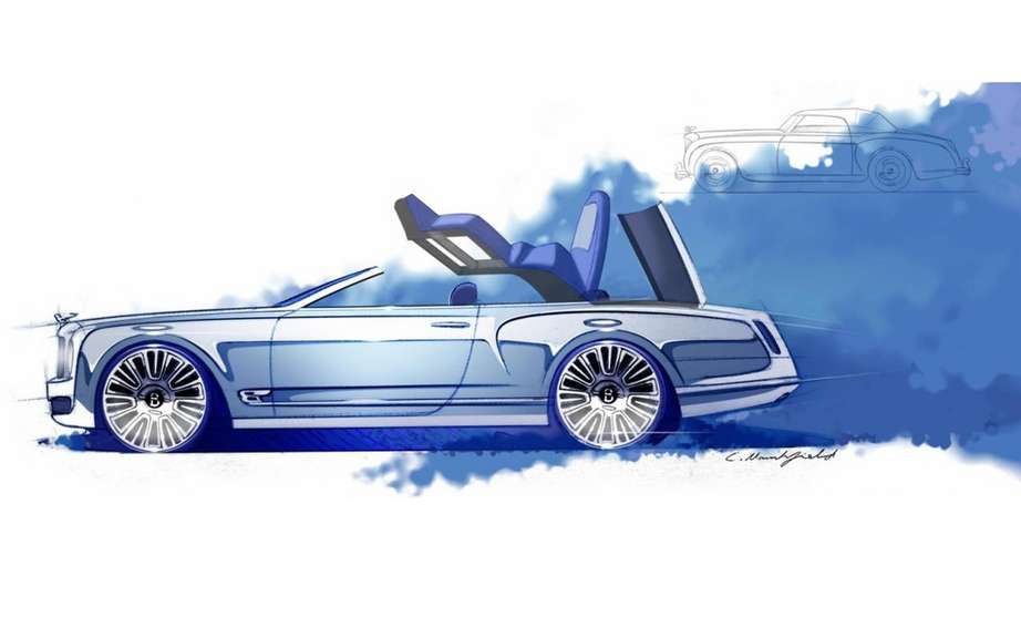 Bentley Mulsanne Convertible Concept: sketches reveal picture #2