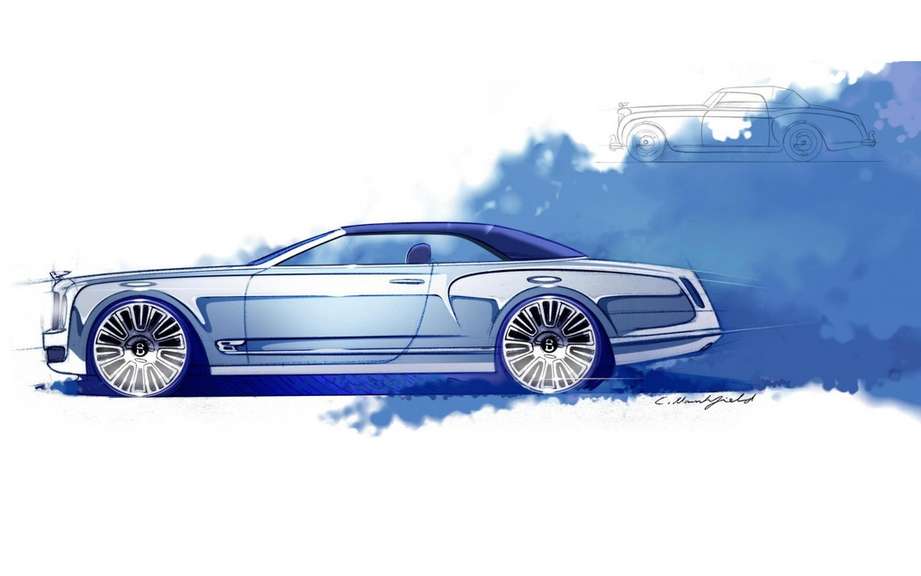 Bentley Mulsanne Convertible Concept: sketches reveal picture #3