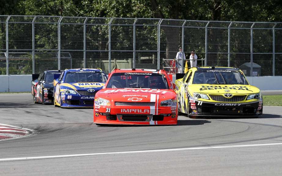 Justin Allgaier advantage of the misfortunes of Quebecois and won the NASCAR Montreal