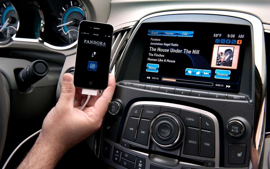 Buick integrated the connective intellilink on all models 2013