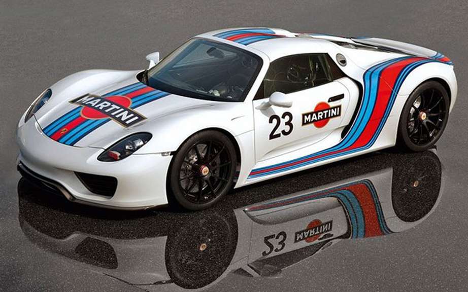Martini Racing Porsche 918 Spyder: racing version has limited circulation