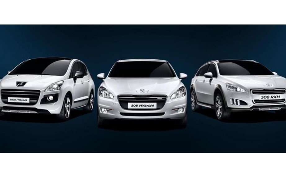 Peugeot focuses on three models HYbrid4 picture #1