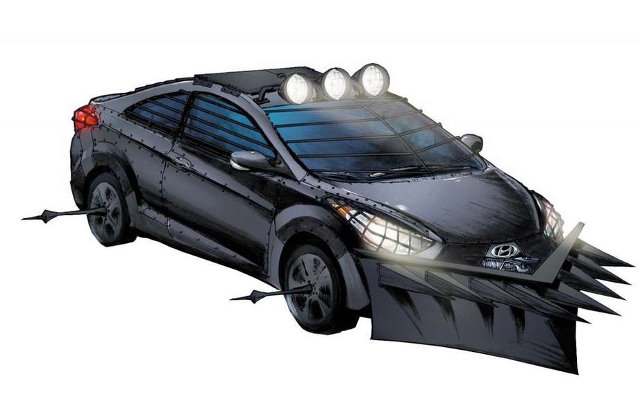 Hyundai unveiled its Elantra model Zombie Survival Machine Cup picture #4