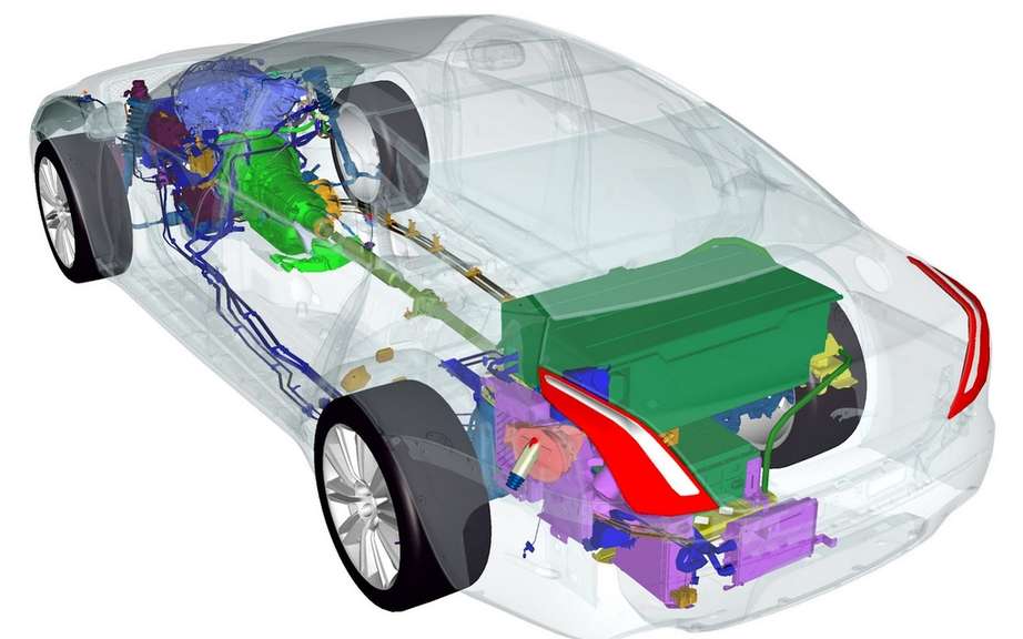 Jaguar XJ-e: first plug-in hybrid picture #4