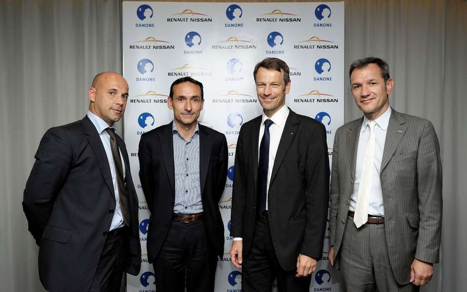Renault-Nissan sign an international exclusivity of 15,000 vehicles contract with Danone