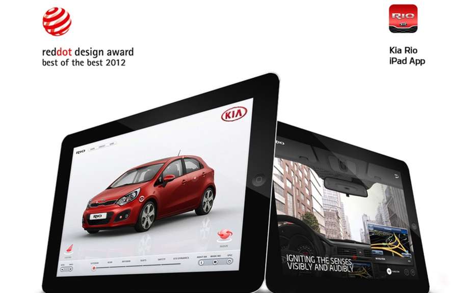 The mobile application Kia Rio receives the distinction