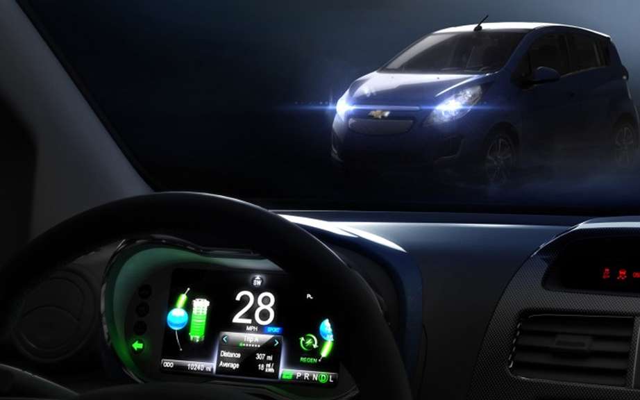 Chevrolet Spark EV: testee in the desert