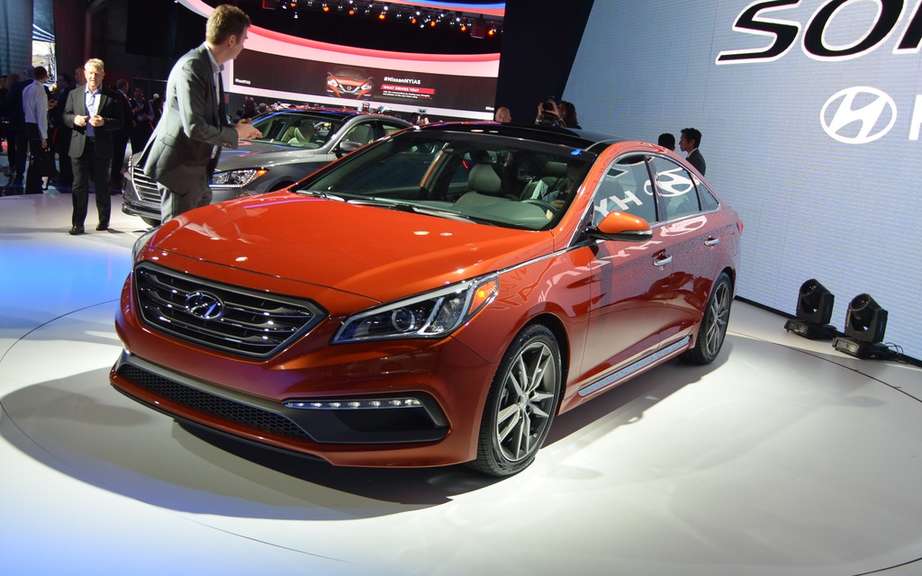 Hyundai Sonata 2015 more luxurious, more hoopoe