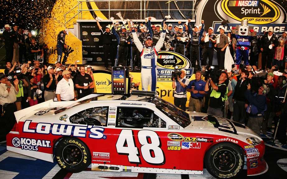 A small race that pays a million has Jimmie Johnson!