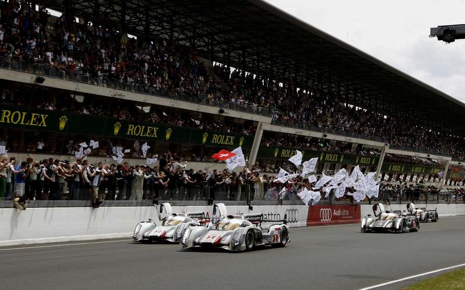 Historical success for Audi in the 24 Hours of Le Mans