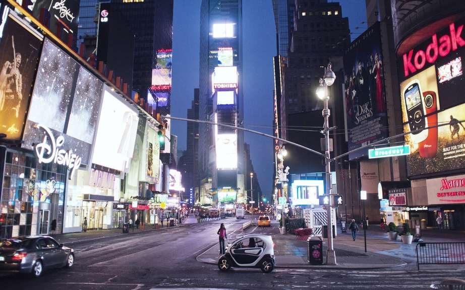 Renault Twizy: she stopped in New York city!