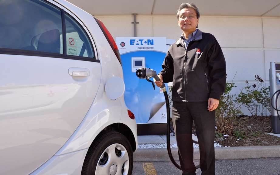 Mitsubishi introduced the load in less than 30 minutes for its i-MiEV
