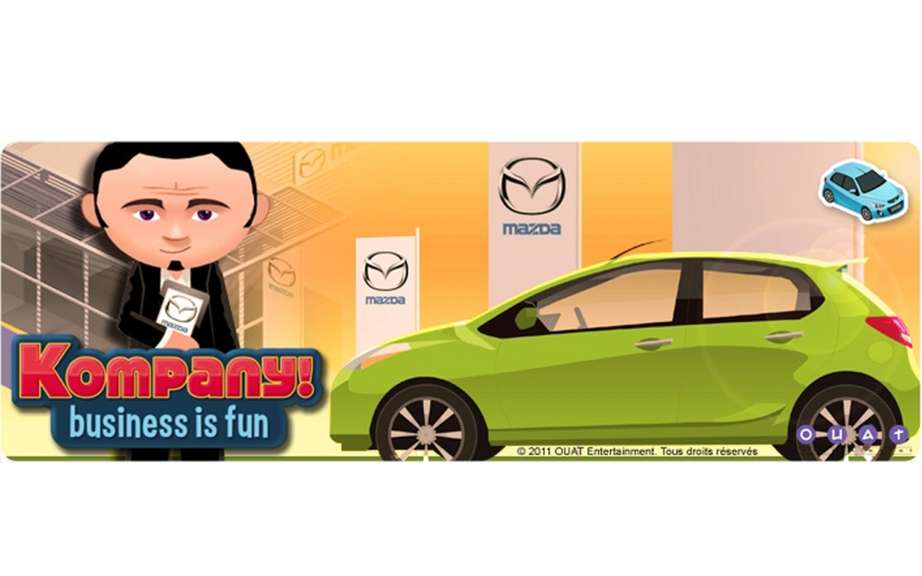 Mazda partners with Kompany, the first Facebook game of business establishment picture #1