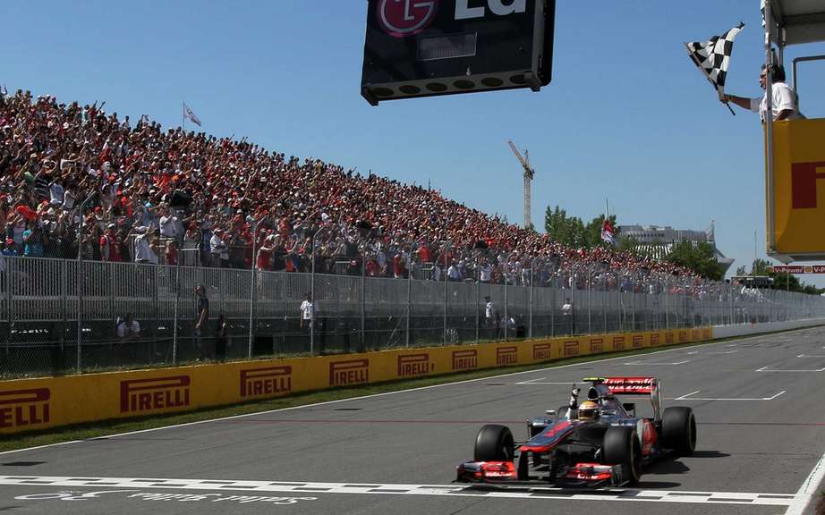 Lewis Hamilton signs a third victory at the Grand Prix of Canada