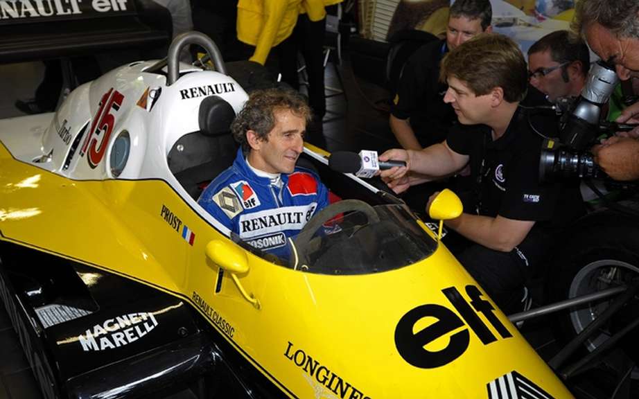 Alain Prost became the new ambassador of the Renault brand