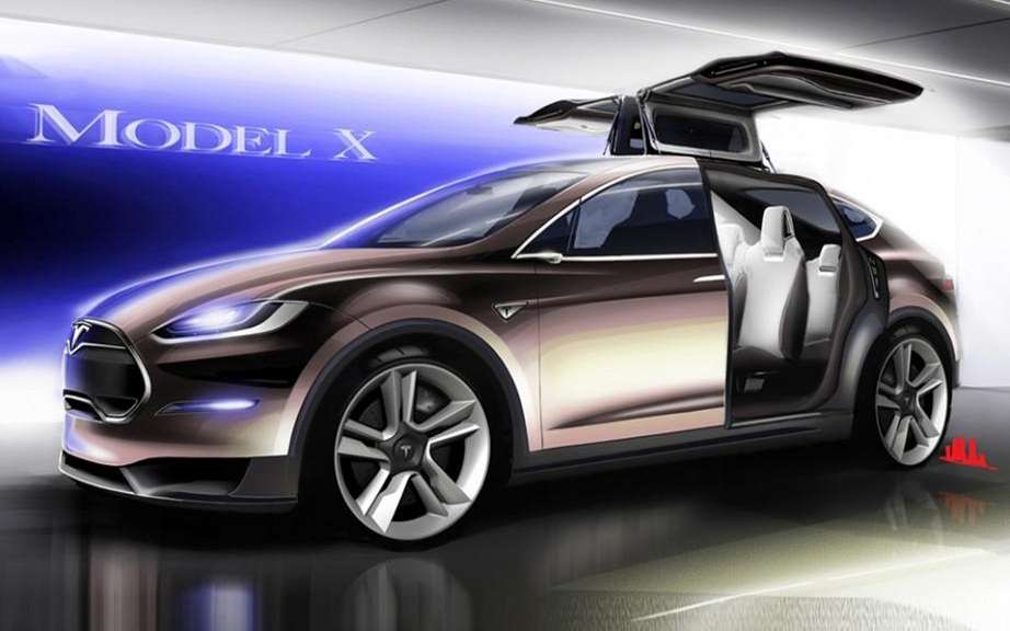 Tesla Model X Concept: Back to the Future picture #4