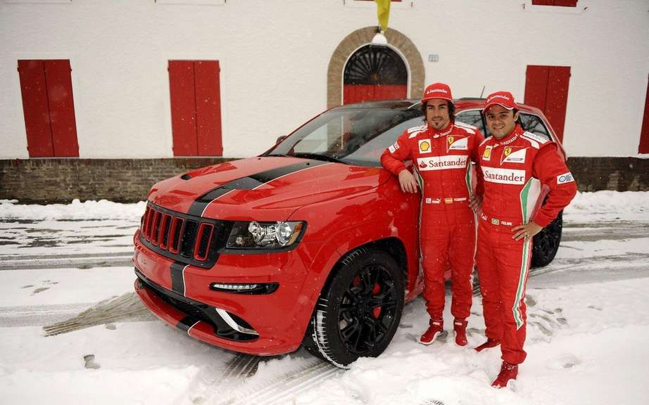 Jeep Grand Cherokee SRT8 delivers two to Ferrari Formula 1 drivers picture #2