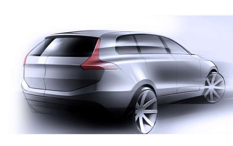 Volvo presents four sketches of the XC90 model coming ... picture #2