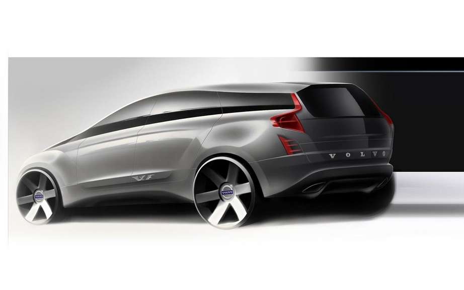 Volvo presents four sketches of the XC90 model coming ... picture #4