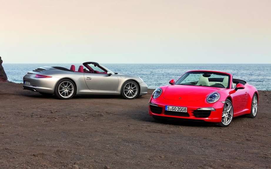 Porsche 911 Cabriolet 2012: With hood type cutting picture #7