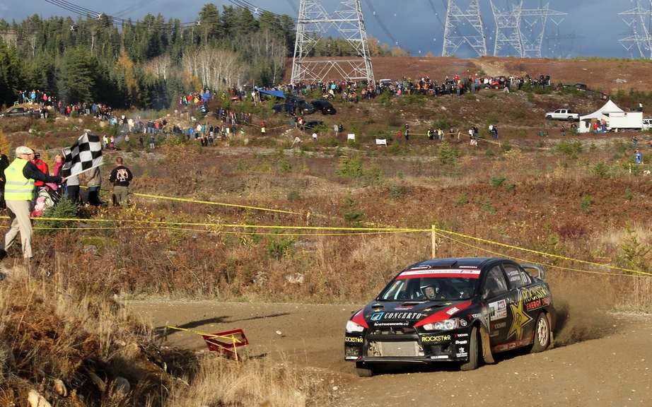 The smallest gap in the history of North American rally