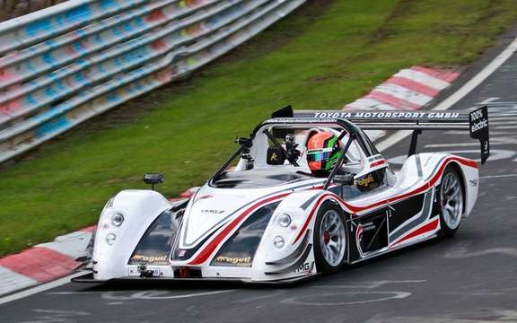 Record at the Nurburgring for the Toyota Sports 100% electric prototype