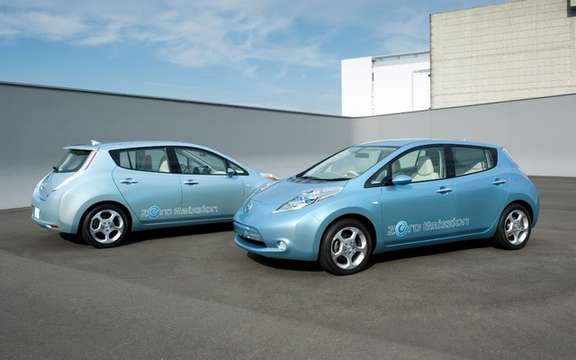 Nissan LEAF certified dealers only seven quebecois